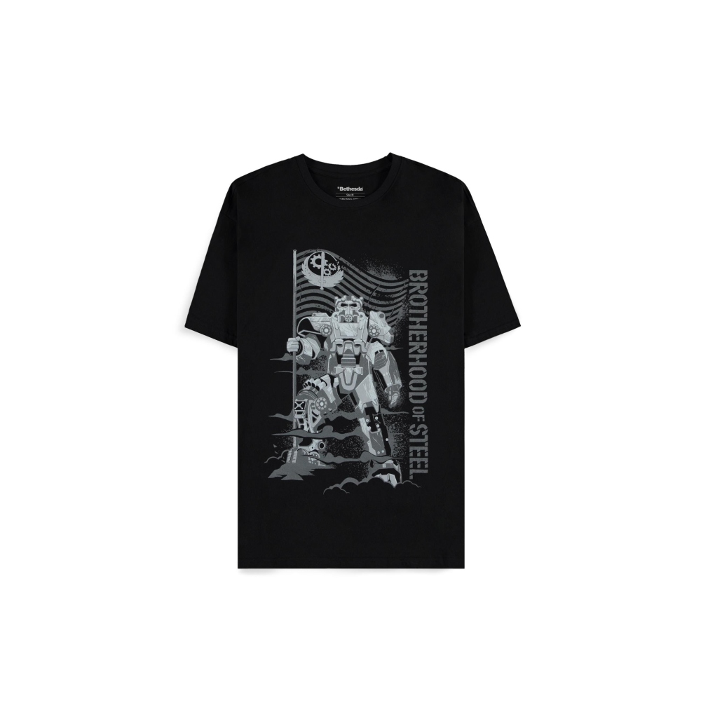 Fallout - Vault 33 - Steel Heren T-shirt - Zwart